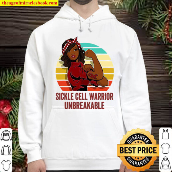 Sickle Cell Warrior Shirt Unbreakable Hoodie