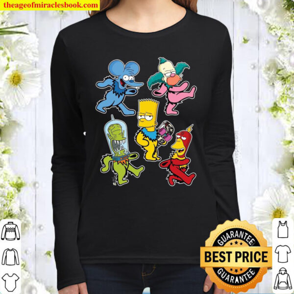 Simpson With Friends Women Long Sleeved