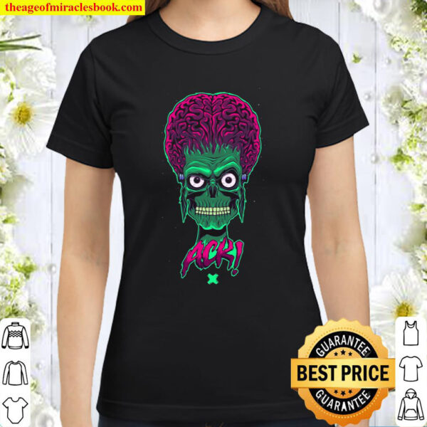 Skull ACK! T-Shirt, Gift for him, Gift for her, Birthday gift, Classic Classic Women T-Shirt