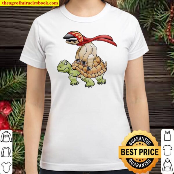 Sloth With Turtle Classic Women T-Shirt