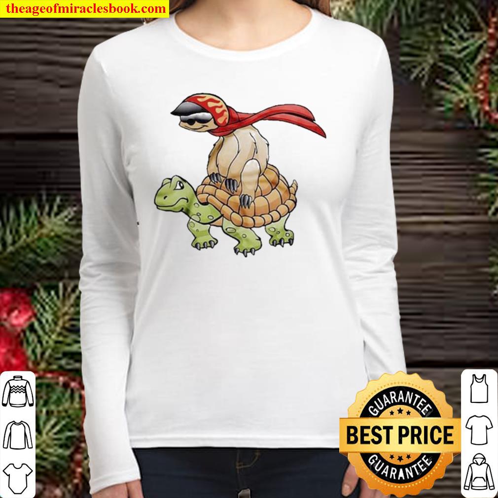 Sloth With Turtle Women Long Sleeved