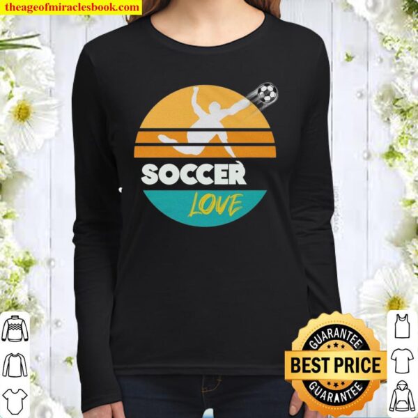 Soccer love Classic Adult Women Long Sleeved