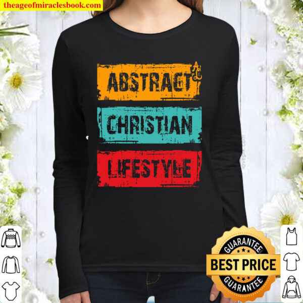 Stylish Hip Unique Abstract Christian Lifestyle Women Long Sleeved