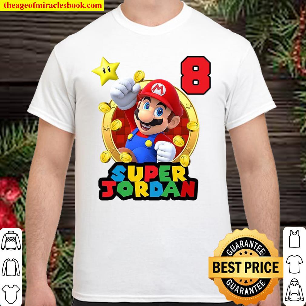 Super Mario Custom Birthday Party Shirt