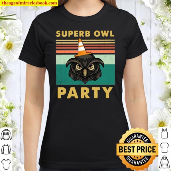 Superb owl party what we do in the shadow fan tee vintage Classic Women T-Shirt