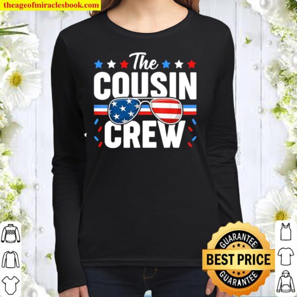 The Cousins Crew 4th of July Women Long Sleeved