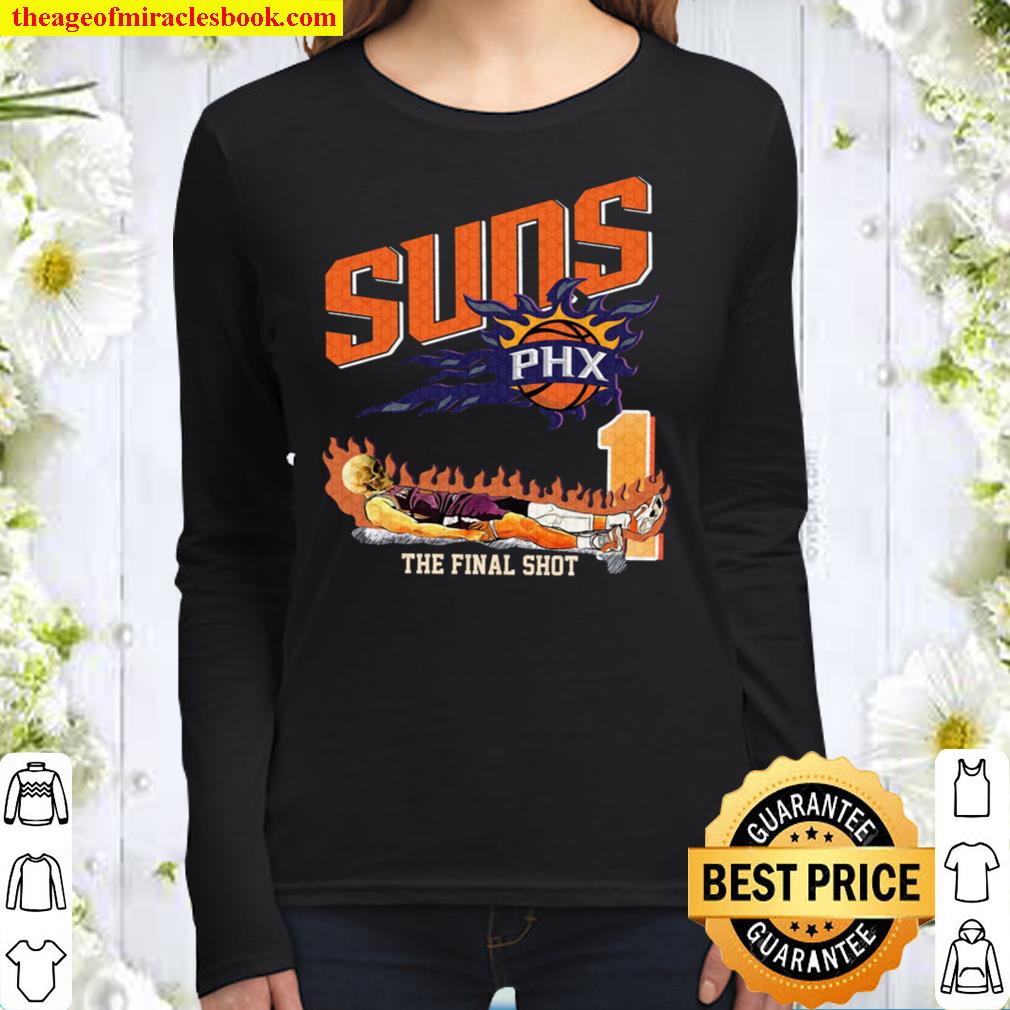 The Final Shot Phoenix Suns Shirt, Phoenix Suns NBA Baseball Fan Women Long Sleeved