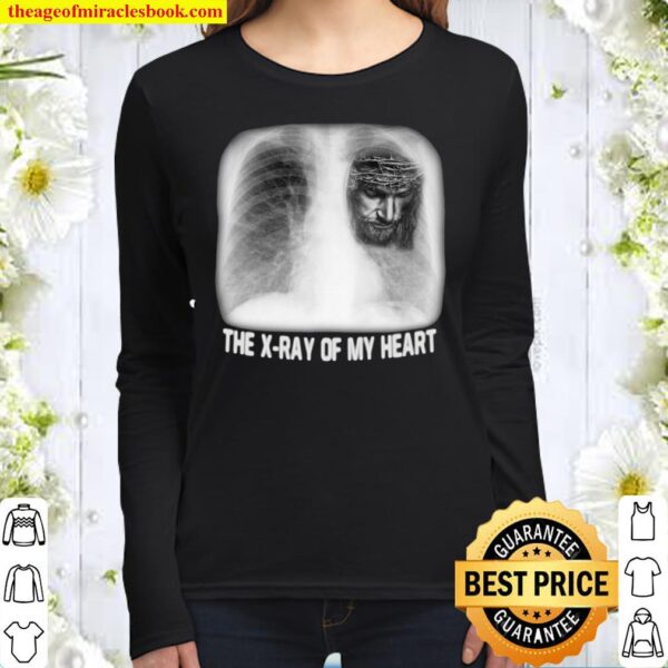 The X-ray Of My Heart Jesus Women Long Sleeved