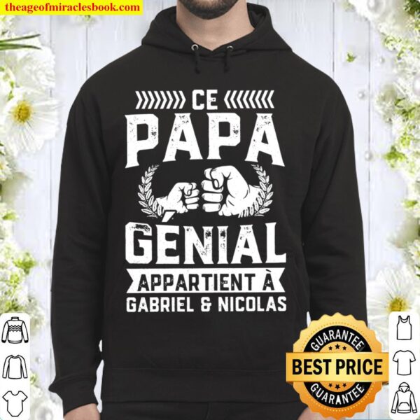 This Awesome Papa Belongs To Personnalisable Hoodie