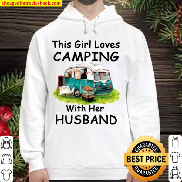 This Girl Loves Camping With Her Husband Motor Home Table Chair Hoodie