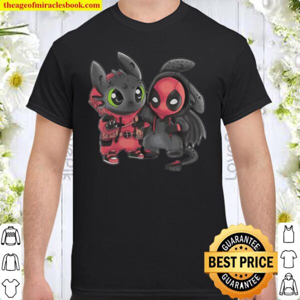 Toothless Wrong Stitch and Deadpool are friend Shirt