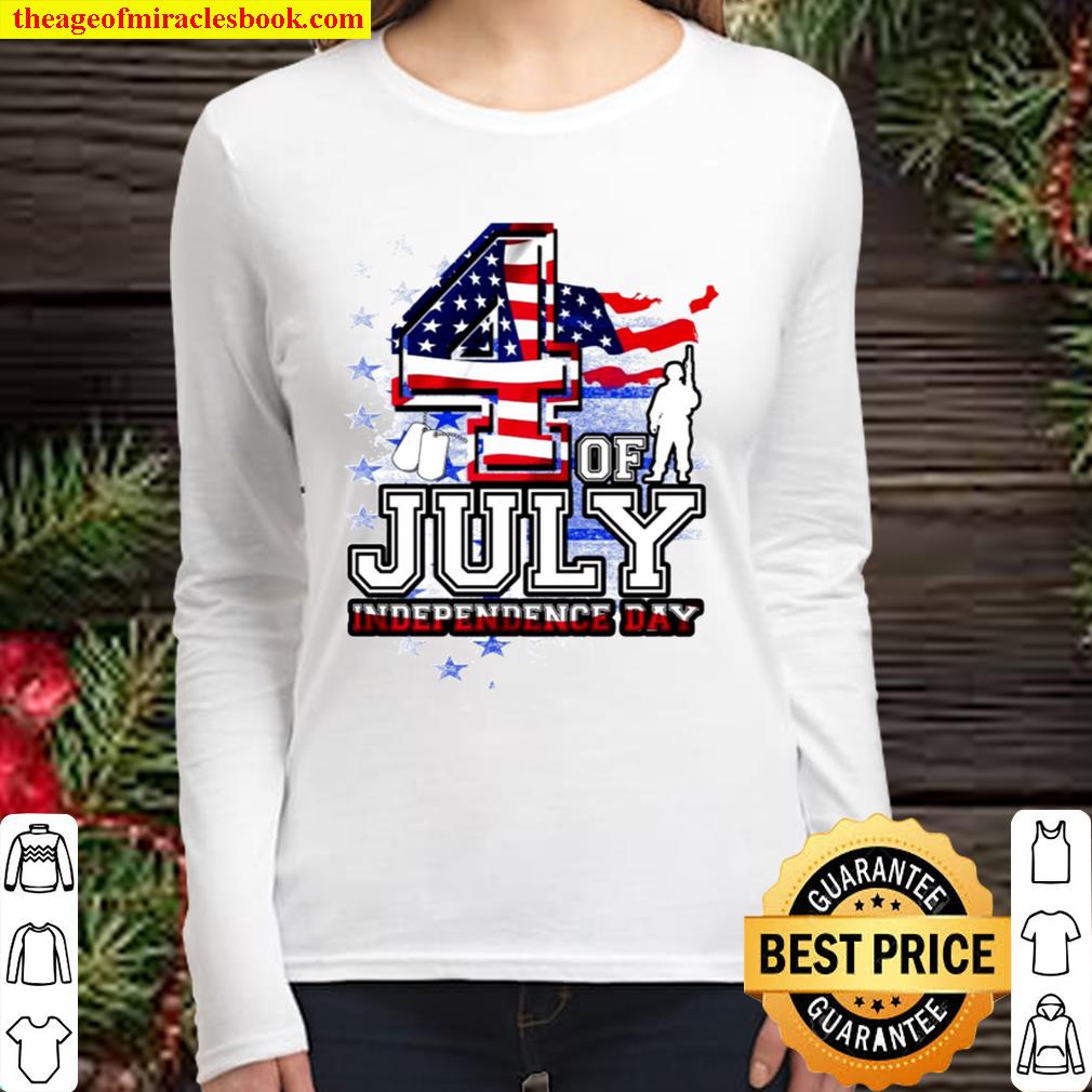 United States 4th of July Independence Day Women Long Sleeved