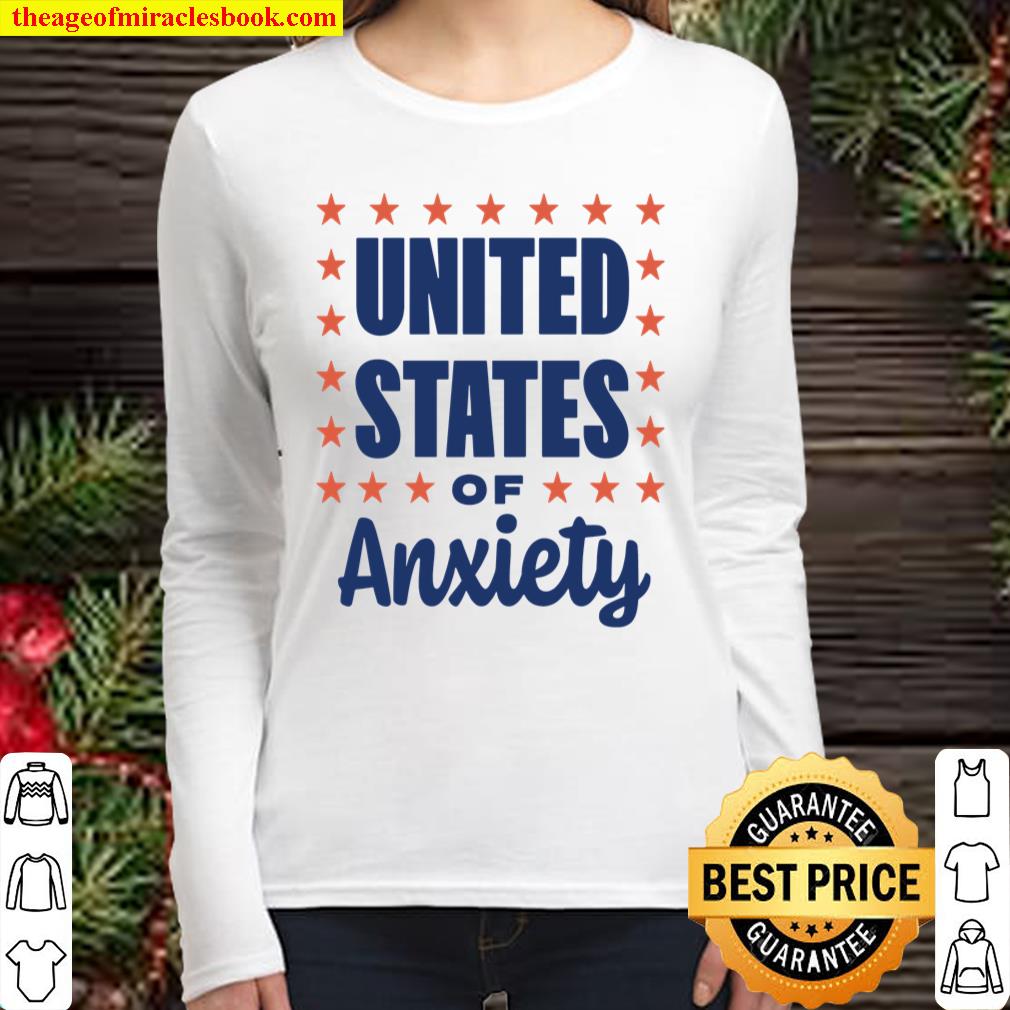 United States of Anxiety -Memorial Day Women Long Sleeved