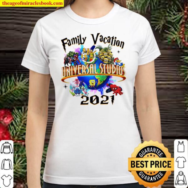 Universal Studios Family Shirt Universal Studios Group Classic Women T Shirt