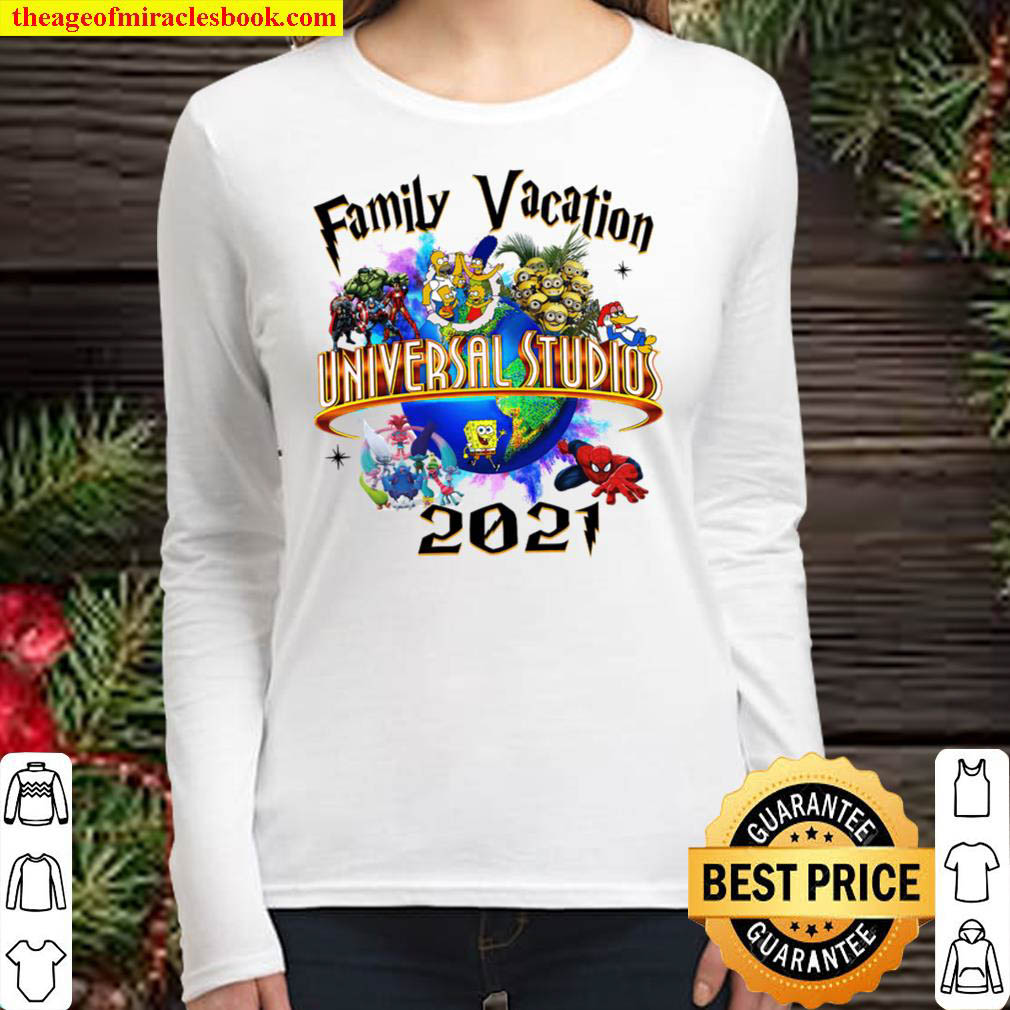 Universal Studios Family Shirt Universal Studios Group Women Long Sleeved
