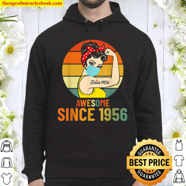 Vintage 1956 Birthday Gift For Women - Funny 44th Birthday Hoodie