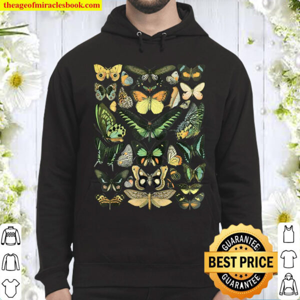 Vintage Inspired Butterfly Chart Hoodie