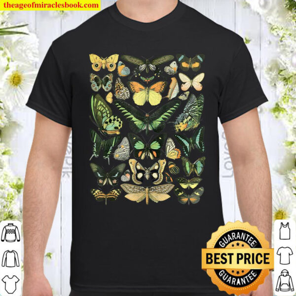 Vintage Inspired Butterfly Chart Shirt