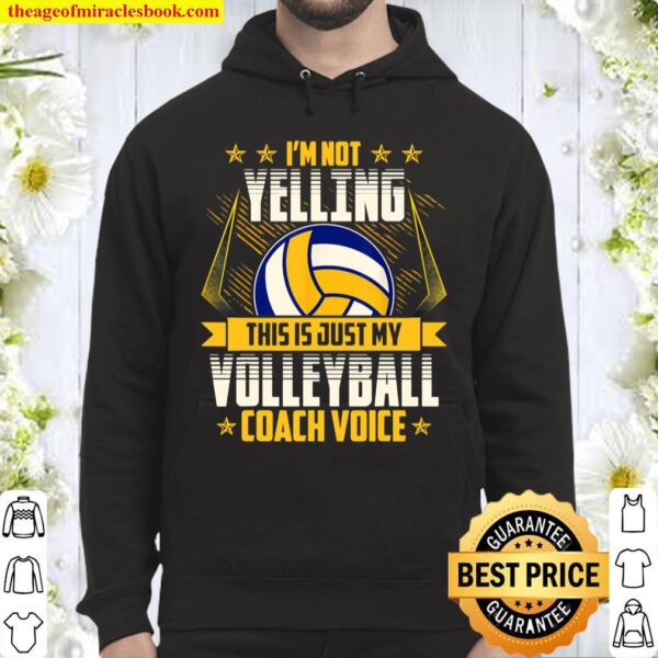Volleyball Coach Voice Hoodie