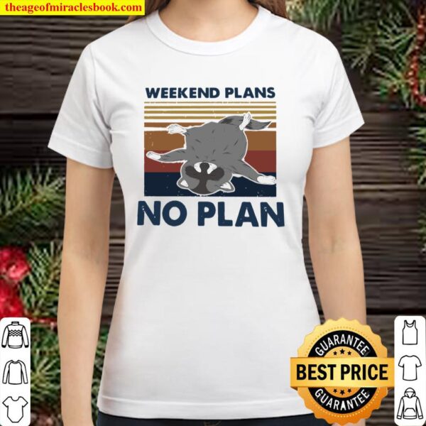 Weekend Plans No Plan Vintage Classic Women T-Shirt