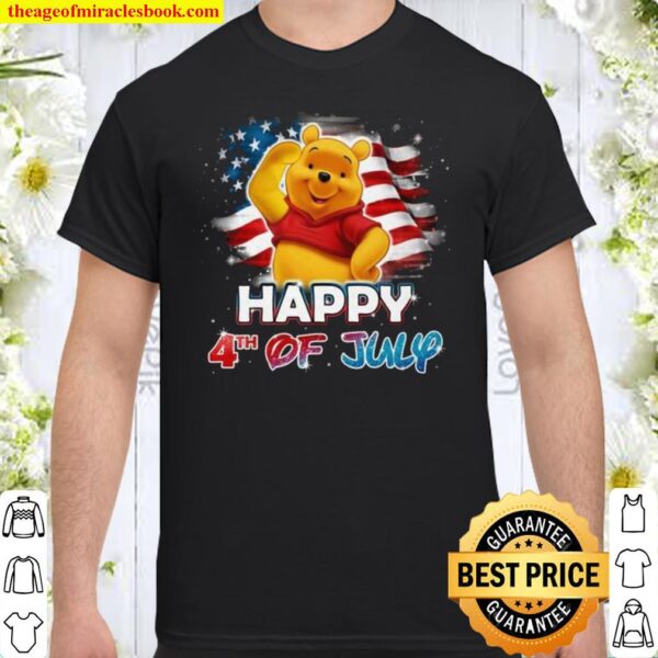 Winnie The Pooh disney happy 4th of July 2021 Shirt