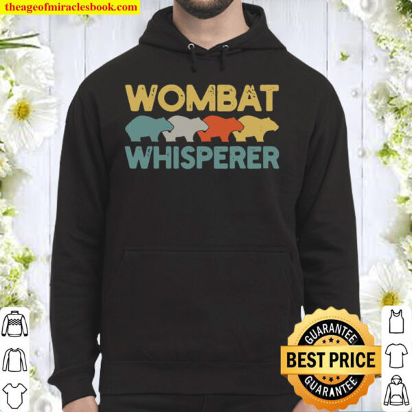 Wombat Whisperer Lover Retro Hoodie