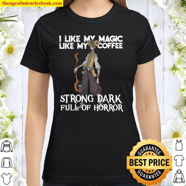 Womens Warlock Class Rpg Funny Meme Fun Roleplaying Quote V-Neck Classic Women T-Shirt