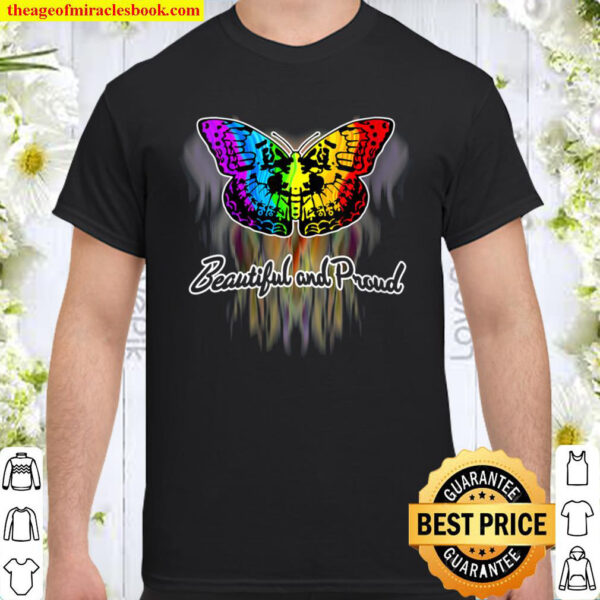 Womens YES you are BEAUTIFUL no matter what so be PROUD and HAPPY V N Shirt