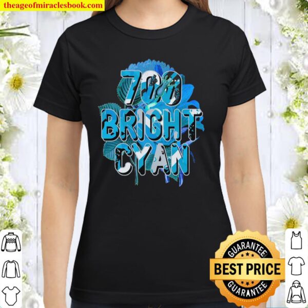Yeezy Boost 700 MNVN Bright Cyan Classic Women T-Shirt