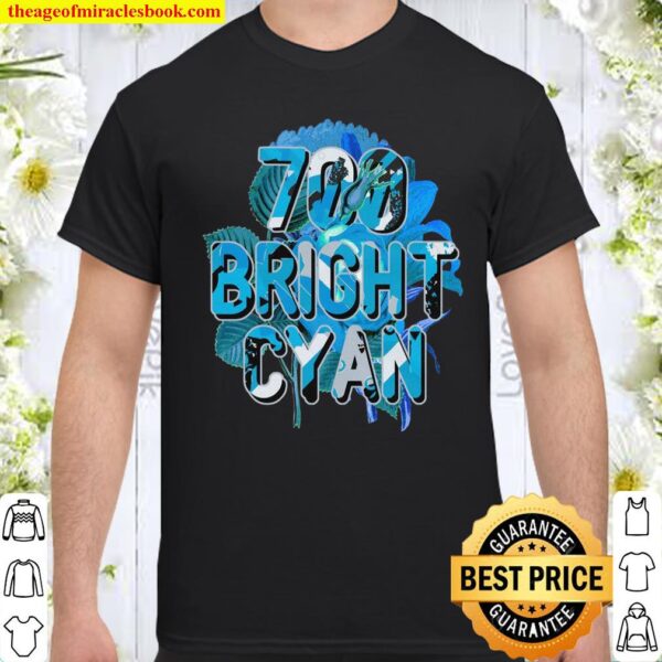 Yeezy Boost 700 MNVN Bright Cyan Shirt