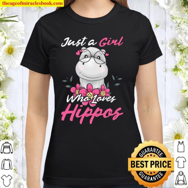 Zoo Keeper Hippo Lover Women Gift Hippo Classic Women T-Shirt