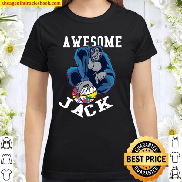 jack awesome Basketball Gorilla King Ballgame Classic Women T-Shirt