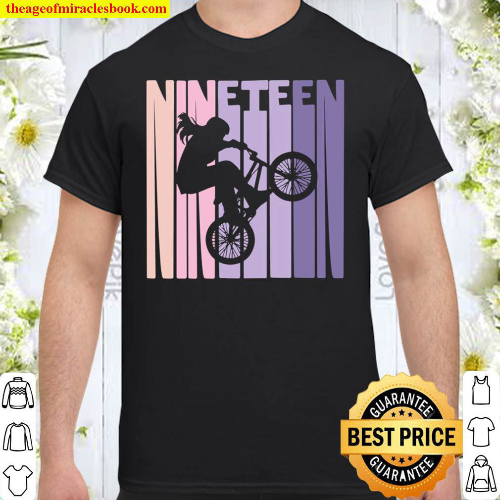 [Best Sellers] – 19th Birthday Vintage Girls Kids BMX Retro fan T-Shirt