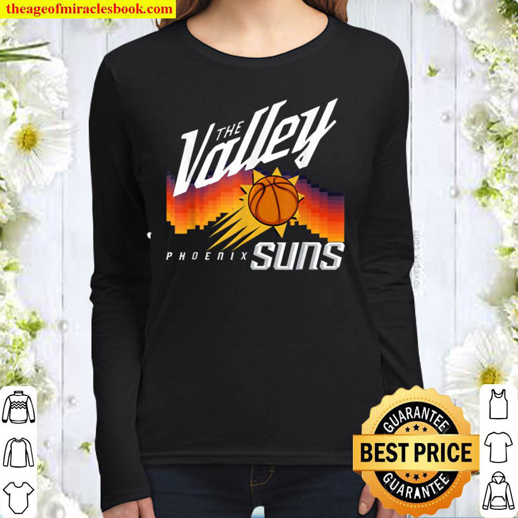 2021 Ph.oenixs Suns Playoffs Rally The Valley City Jersey Women Long Sleeved