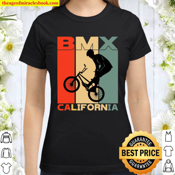 BMX Vintage Big Stripe for California BMXers Classic Women T Shirt