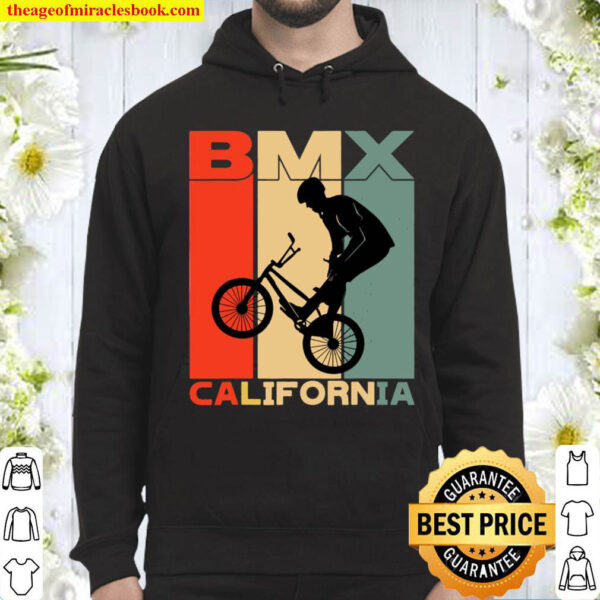 BMX Vintage Big Stripe for California BMXers Hoodie