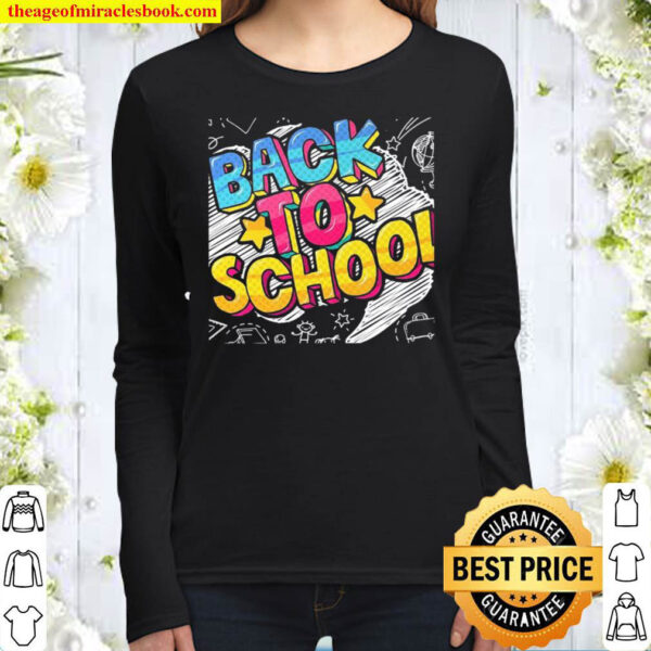 Back To School First Day at School Women Long Sleeved