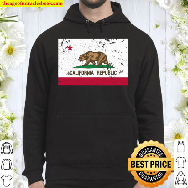 California State Flag – West Coast Ca Bear Republic Hoodie
