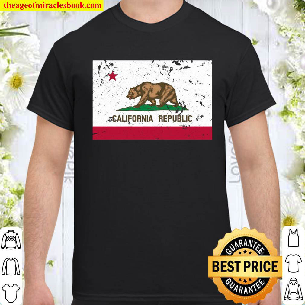 California State Flag – West Coast Ca Bear Republic Shirt