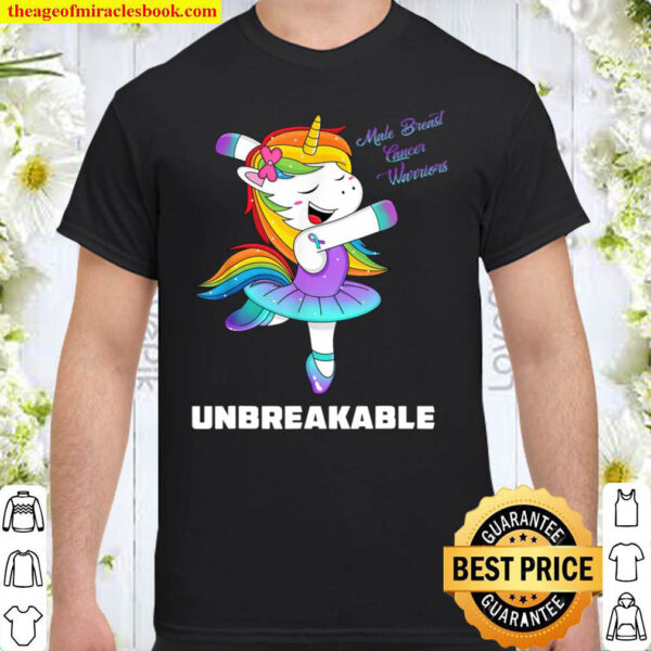 Cancer Unicorn Unbreakable Cancer Warrior Awareness Shirt