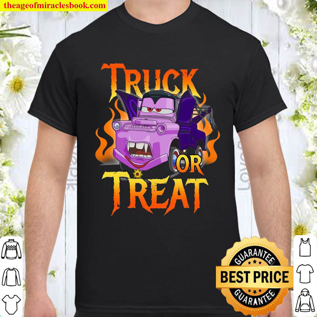 Official Cars Halloween Vampire Truck Or Treat shirt