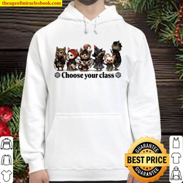 Cats choose your class Hoodie
