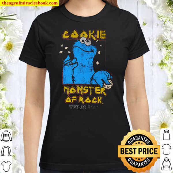 Cookie Monster Sezame Street Official Vintage Classic Women T Shirt