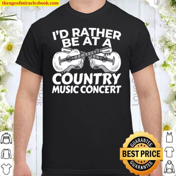 Country Music Lover Gift Music Concert Shirt