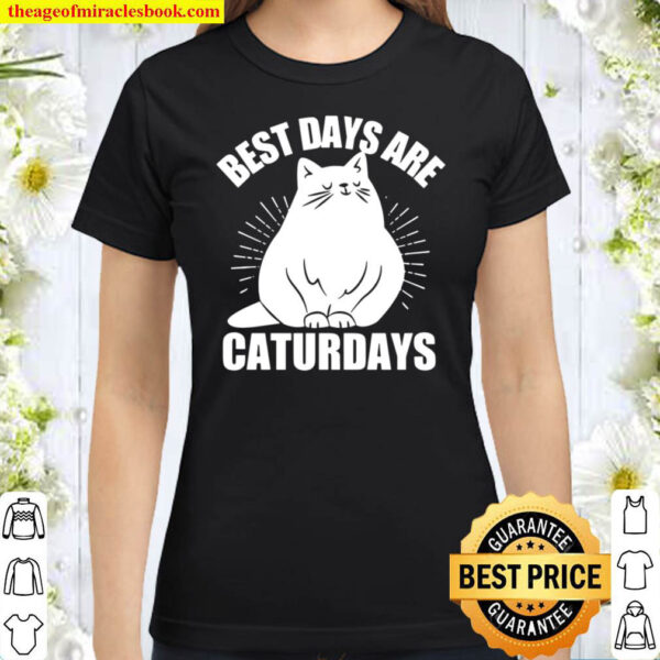 Cute Fluffy Cat Puns for Cat Owners Classic Women T Shirt