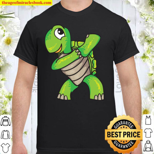 Dabbing Turtle Cool Striking Tortoise Gift Shirt