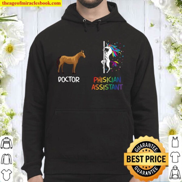 Doctor Vs Physician Assistant Gifts For Women Unicorn Gifts Hoodie