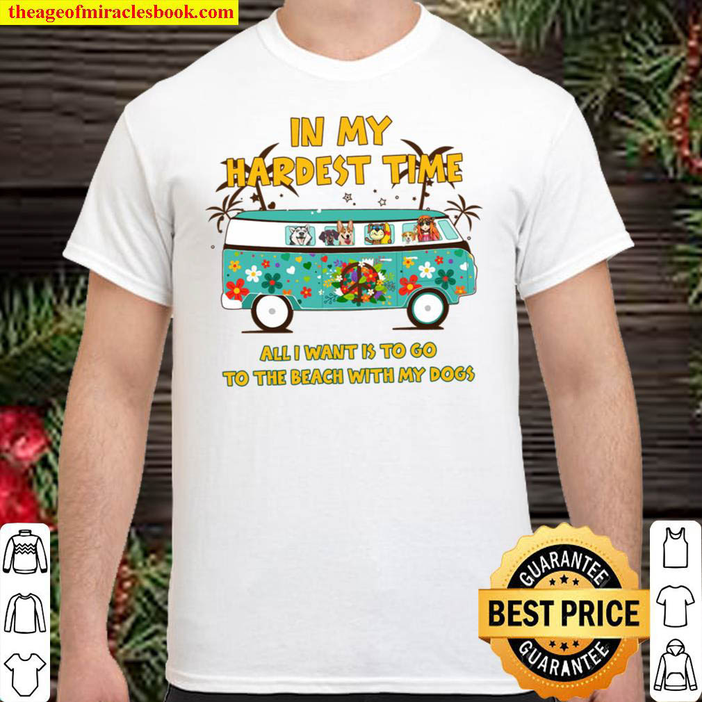 [Sale Off] – Dog And Beach Funny In My Hardest Time shirt
