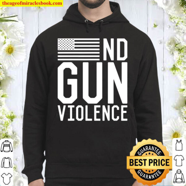 End Gun Violence Us Flag Hoodie