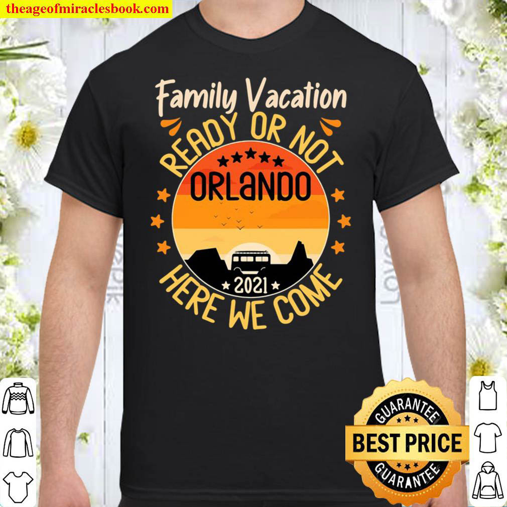 Official Family Vacation Shirts 2021 Orlando Florida Road Trip Beach Shirt